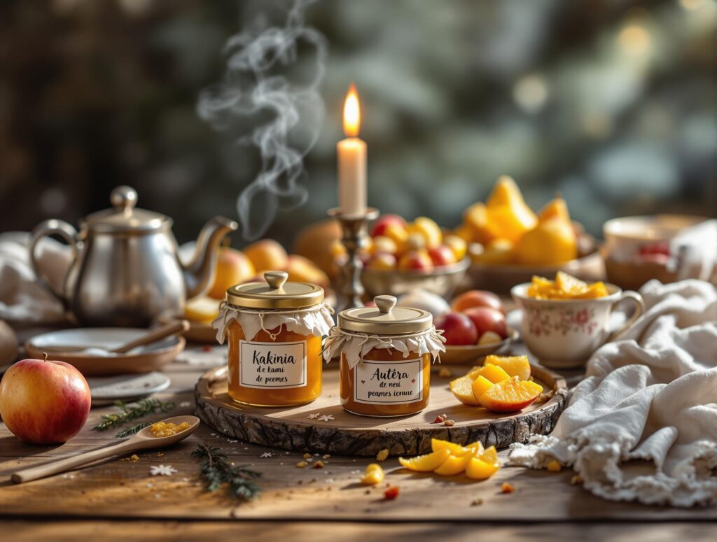 confiture kakis pommes