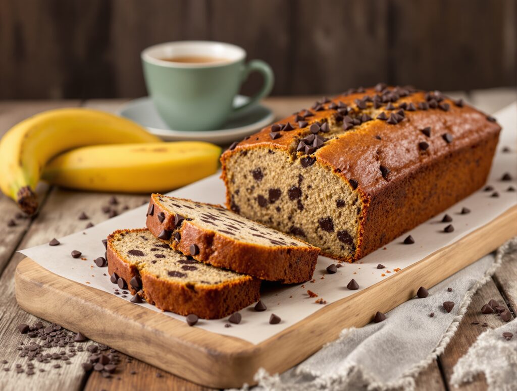 gateau banane chocolat healthy
