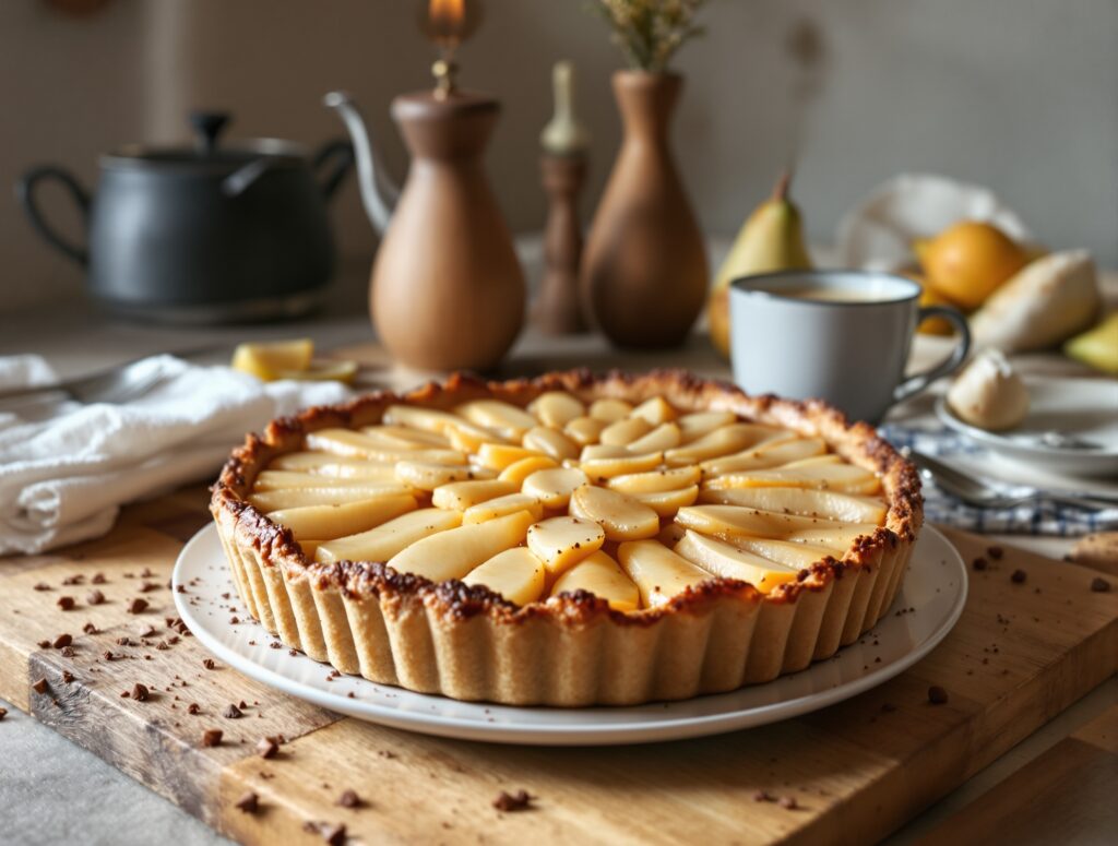 tarte aux poires façon grand-mère
