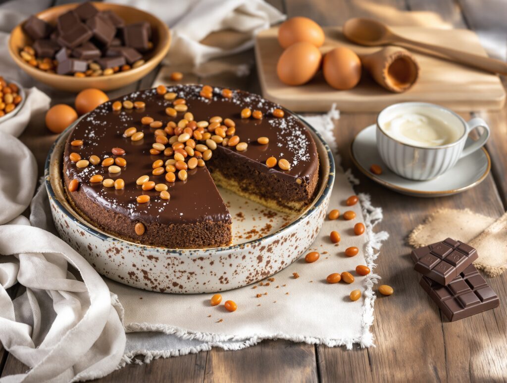 gateau chocolat haricot rouge