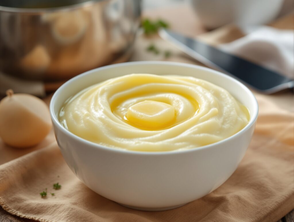 purée mousline dose lait et eau