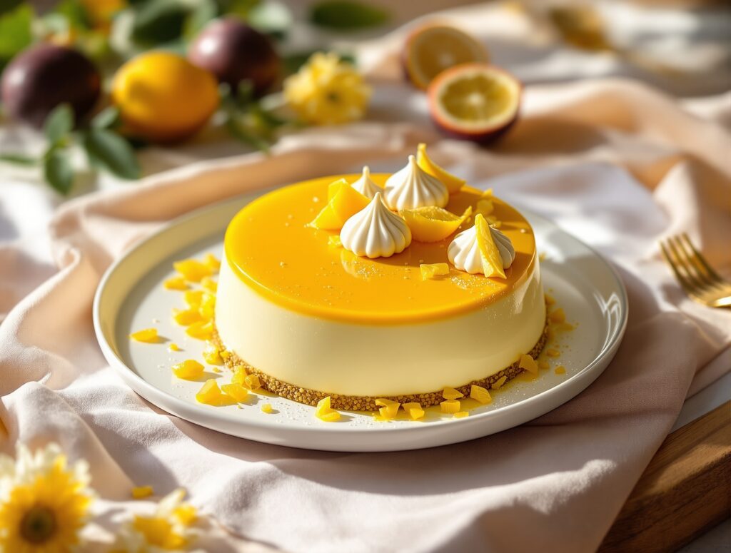 entremet mangue passion