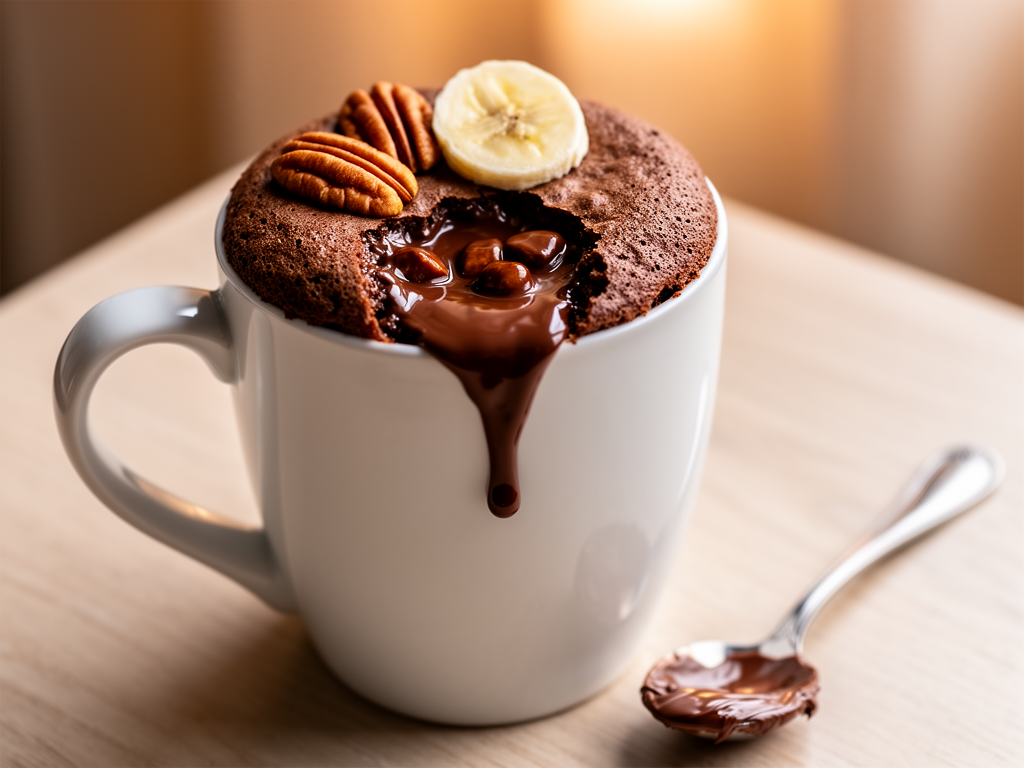 mug cake chocolat sans oeuf