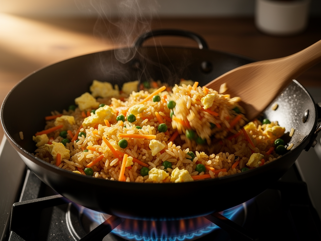 quoi faire avec un reste de riz basmati cuit
