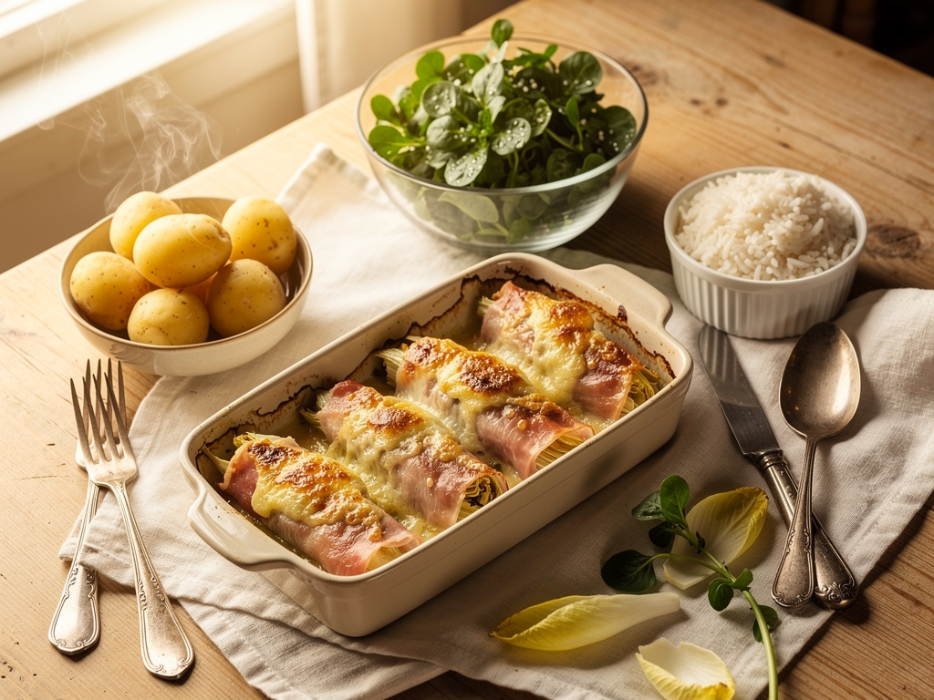 accompagnement endives jambon