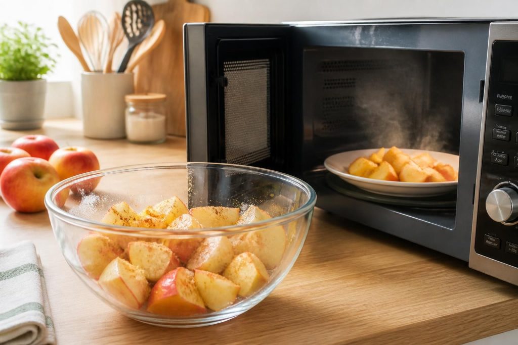 découvrez une recette rapide et facile pour cuire des pommes au micro-ondes, idéale pour un dessert savoureux en quelques minutes seulement.