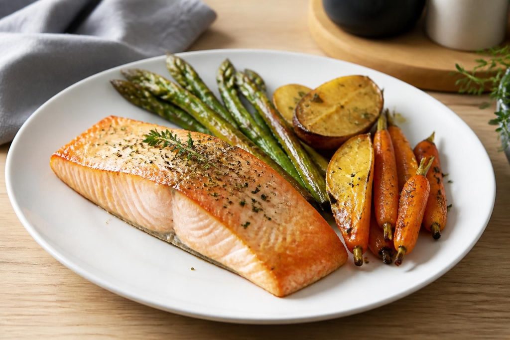 découvrez des recettes simples et savoureuses de saumon au four avec des accompagnements gourmands pour un repas équilibré et délicieux.