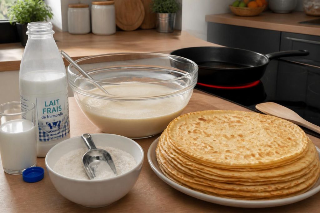 découvrez combien de crêpes vous pouvez réaliser avec 1 litre de lait grâce à notre recette détaillée et nos quantités précises pour réussir à coup sûr vos crêpes.