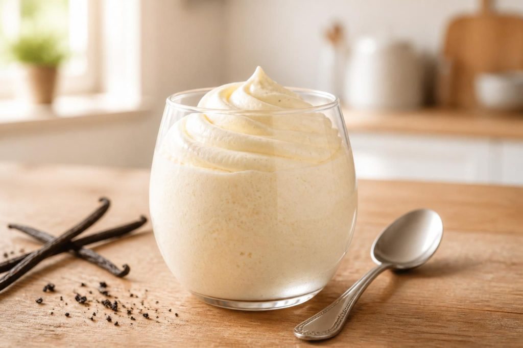 découvrez une recette facile et rapide pour préparer une mousse vanille légère et onctueuse, idéale pour un dessert gourmand et frais.