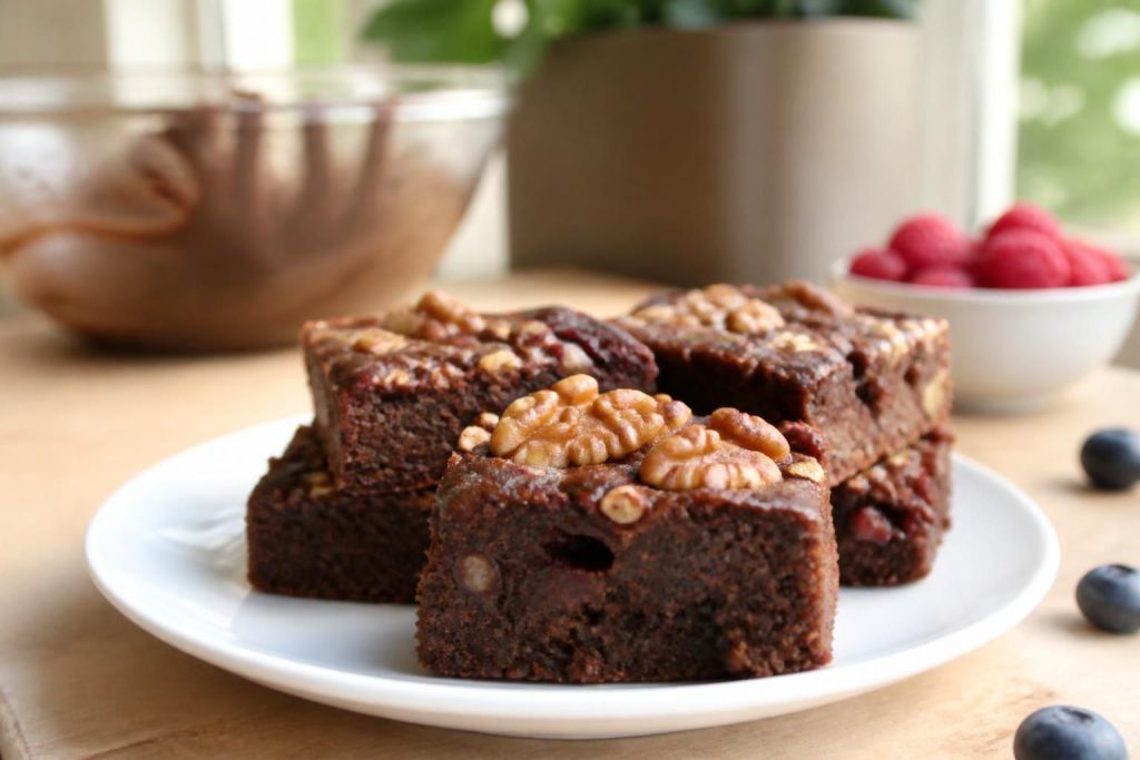 découvrez notre recette de brownie healthy, facile et rapide à préparer, sans sucre ajouté, pour un dessert gourmand et sain.