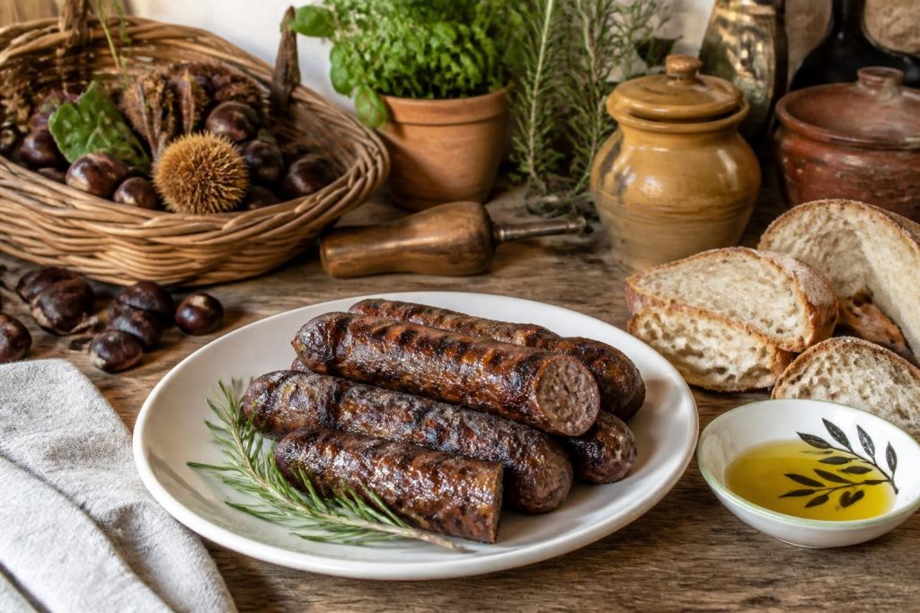 découvrez notre recette traditionnelle corse de figatelli, facile et rapide à préparer pour un goût authentique de corse chez vous.