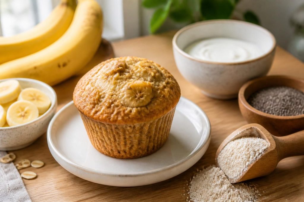 découvrez notre recette facile de muffins banane healthy, moelleux et sans sucre ajouté, parfaite pour une collation gourmande et saine.