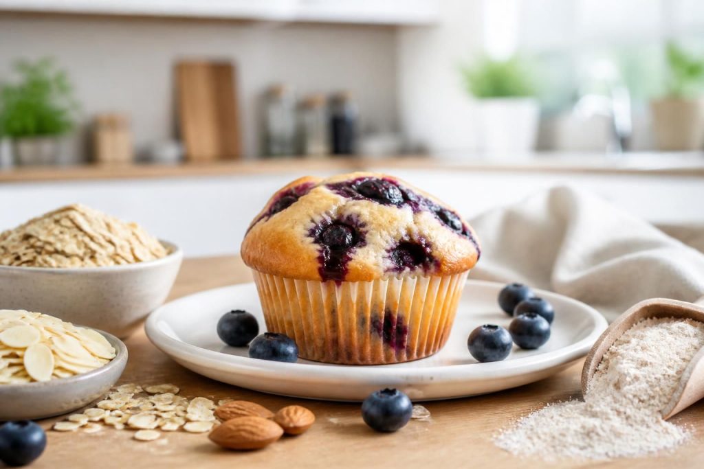 découvrez une recette facile et rapide de muffins myrtille healthy, parfaits pour un goûter gourmand et équilibré.