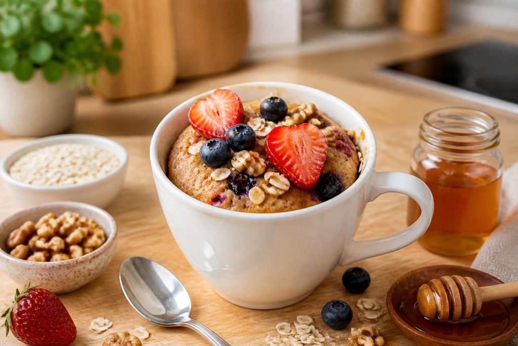 découvrez notre recette de mug cake healthy, rapide et facile à préparer, idéale pour une pause gourmande et équilibrée en quelques minutes.