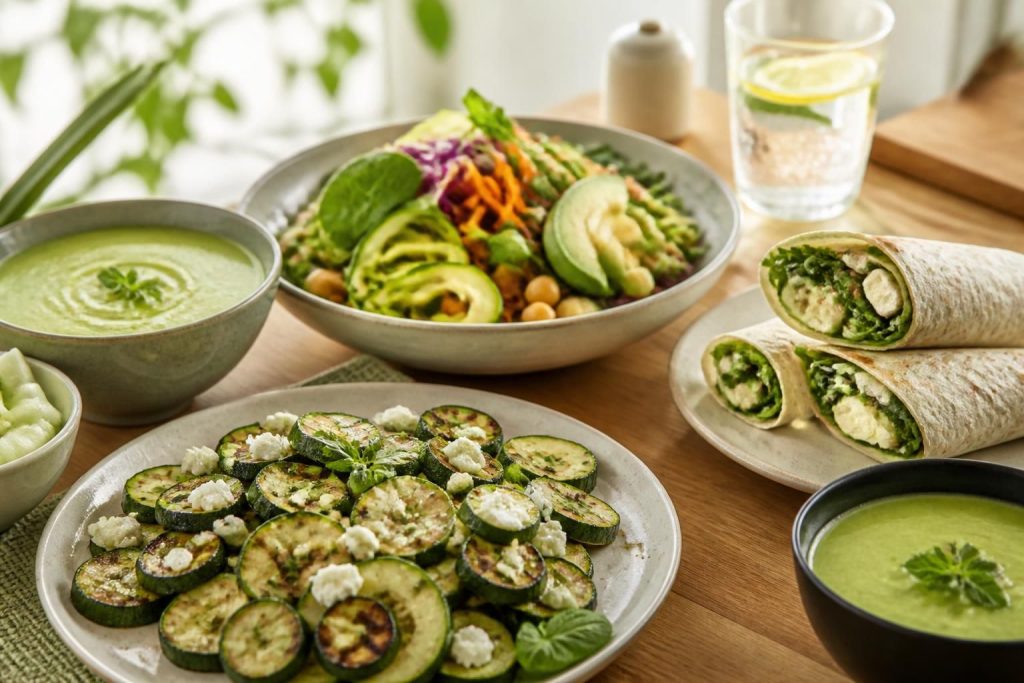 découvrez des recettes healthy à base de courgettes, faciles et rapides à préparer pour bien manger au quotidien.