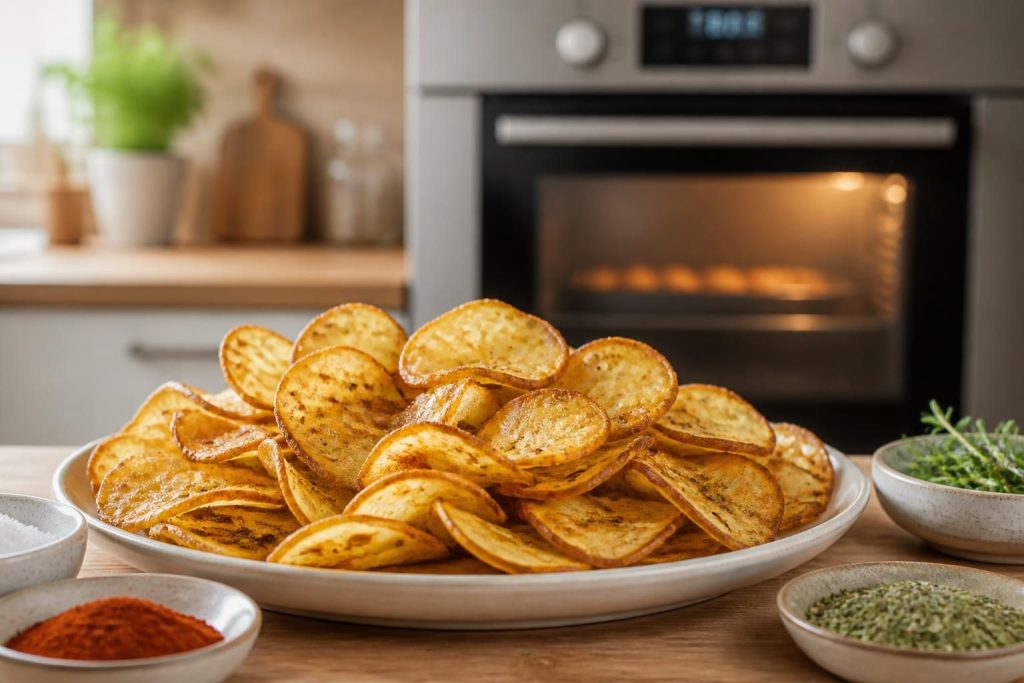 découvrez nos recettes faciles de chips maison au four, croustillantes et savoureuses, parfaites pour un snack sain et gourmand.