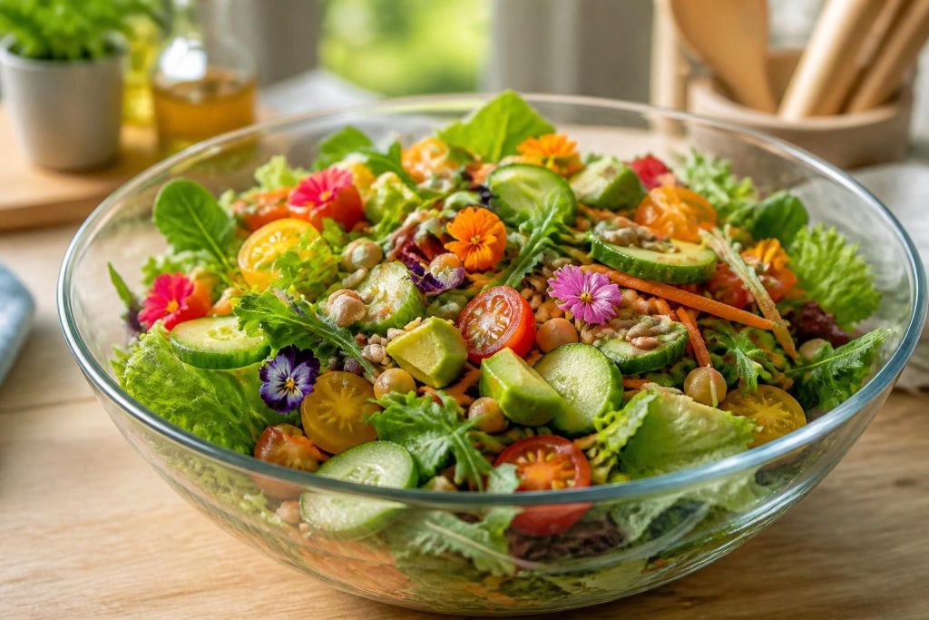 découvrez nos recettes de salades healthy, fraîches et faciles à préparer, idéales pour tous les jours afin de manger sainement et avec plaisir.