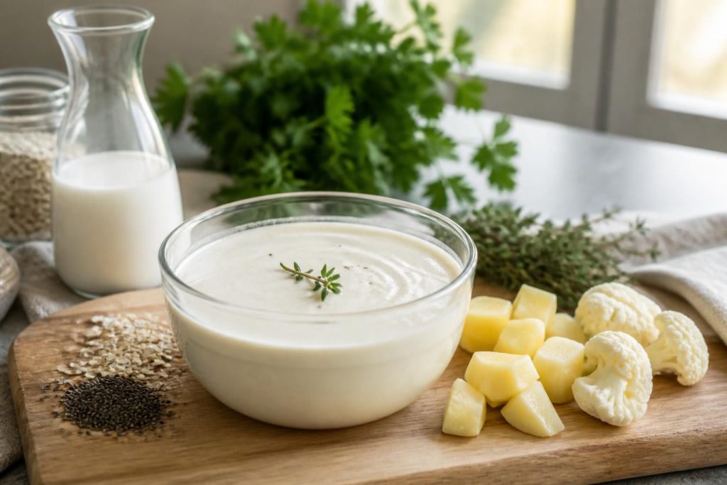 découvrez une recette de béchamel healthy, légère et savoureuse, sans beurre ni farine traditionnelle, idéale pour une cuisine saine et gourmande.