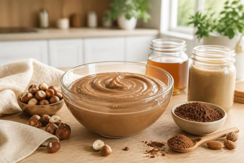 découvrez notre recette de pâte à tartiner maison healthy, sans sucre ajouté et facile à préparer pour un plaisir gourmand et sain au quotidien.