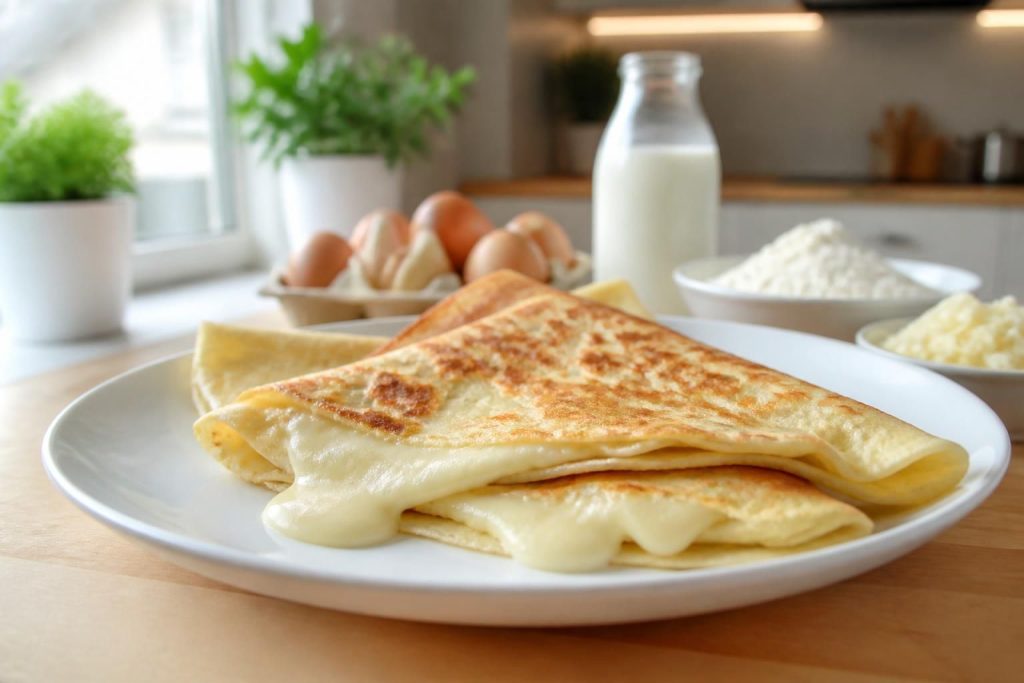 découvrez notre recette facile de crêpe au fromage fondant, idéale pour un repas savoureux et rapide à préparer. parfaite pour tous les amateurs de fromage !