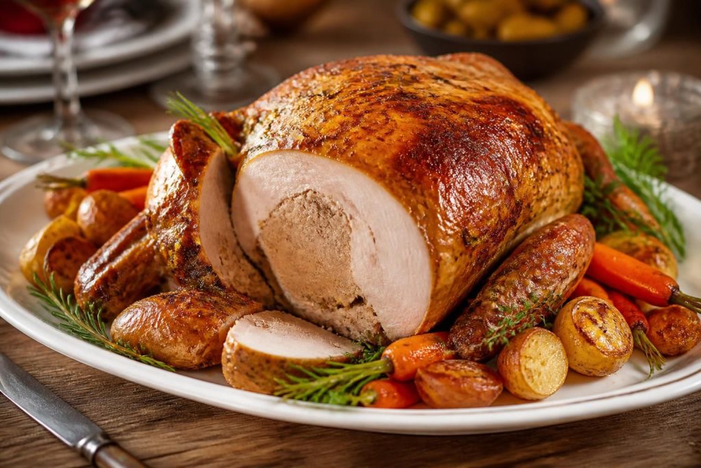 découvrez la recette du rôti de chapon farci au foie gras avec des conseils pour une cuisson parfaite, alliant saveurs délicates et réussite garantie.